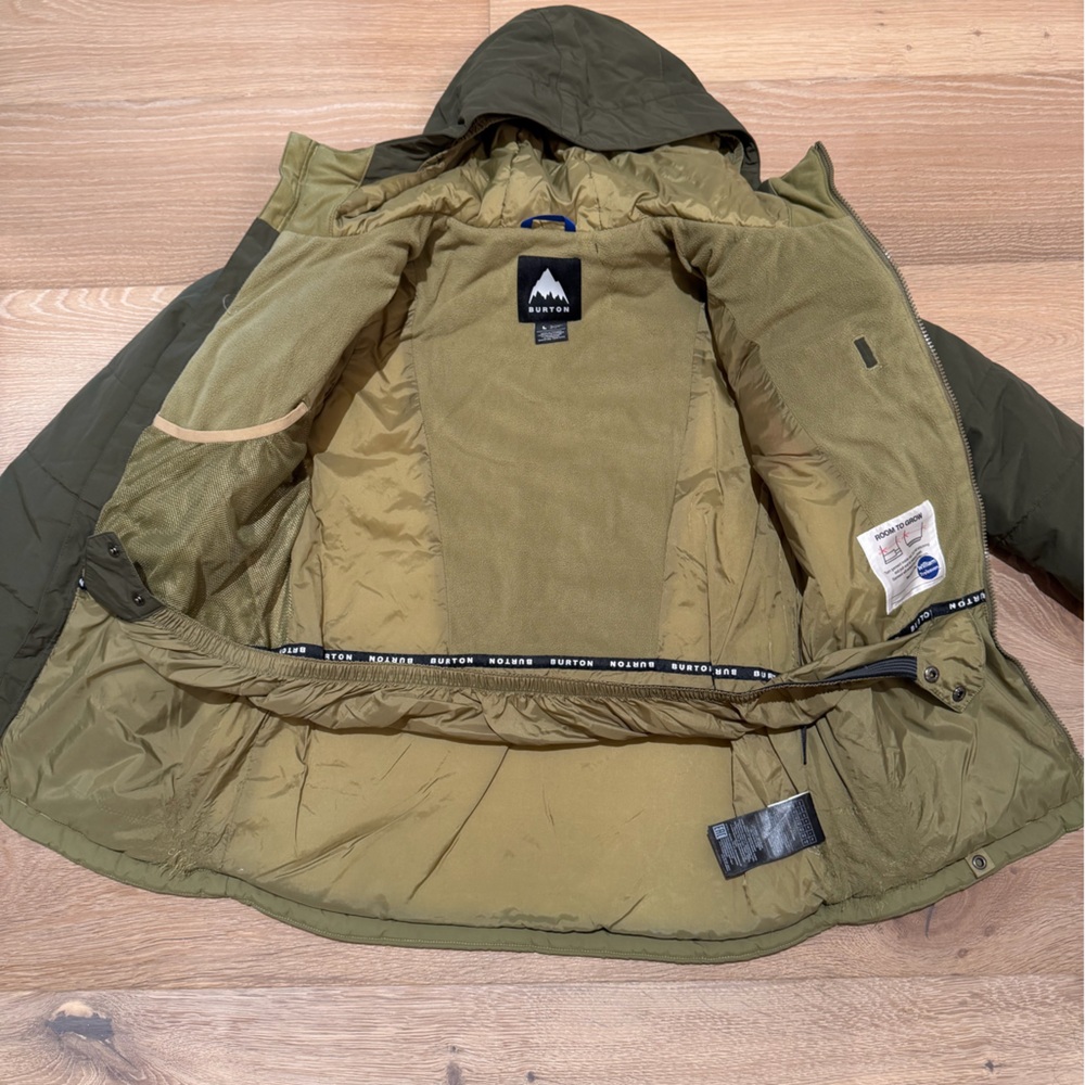 Burton Kids Two-Tone Green and Tan ski snowboard pants Size jacket - Picture 10 of 10